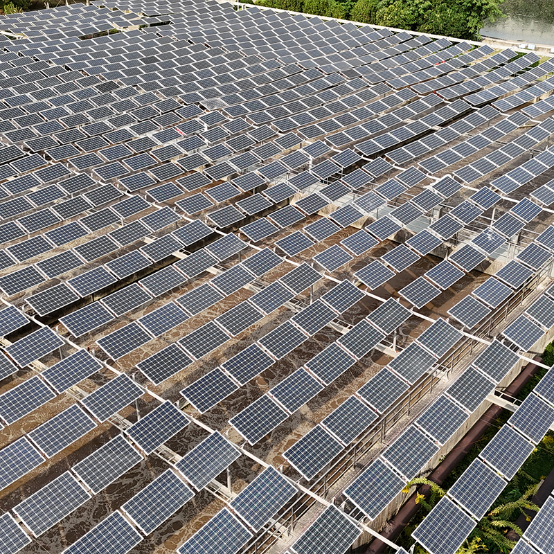 Soporte de seguimiento fotovoltaico plano de un solo eje