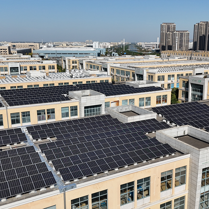 Sistema de montaje fotovoltaico en techo plano